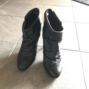 Express Brand - Black Bootie Heels - Size 6